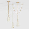 Alabaster Modern 3-light Marble Chandelier - thebelacan