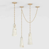 Alabaster Modern 3-light Marble Chandelier - thebelacan