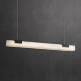 Alabaster Square Pillar Dining Chandelier