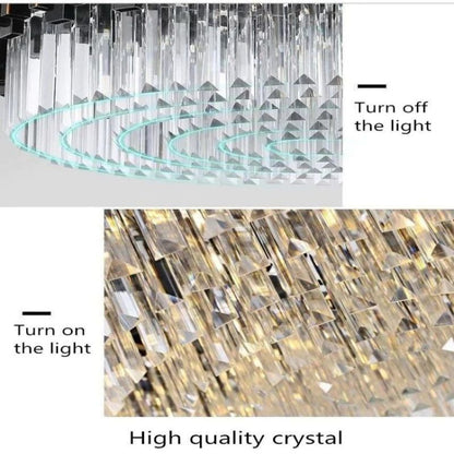 Glacia Crystal Round Chandelier