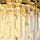 2-tire Clear Crystal Round Chandelier