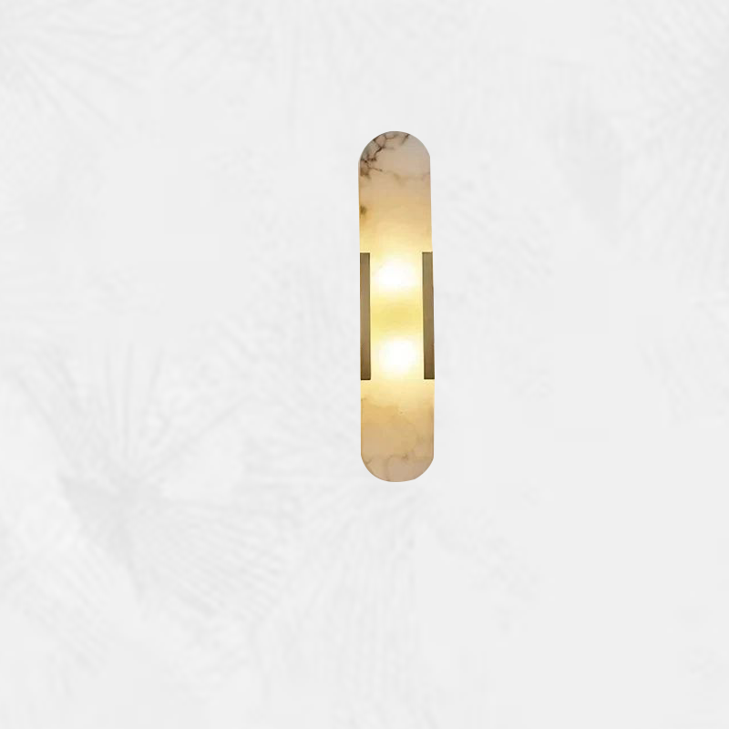 Culoud Elongated Alabaster Wall Sconce