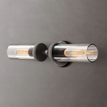 Lambert Round Linear Short Wall Sconce - thebelacan
