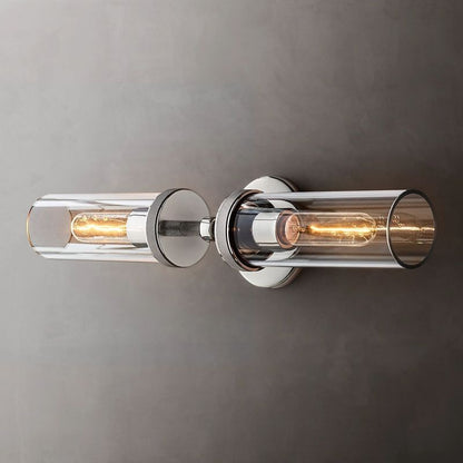 Lambert Round Linear Short Wall Sconce - thebelacan