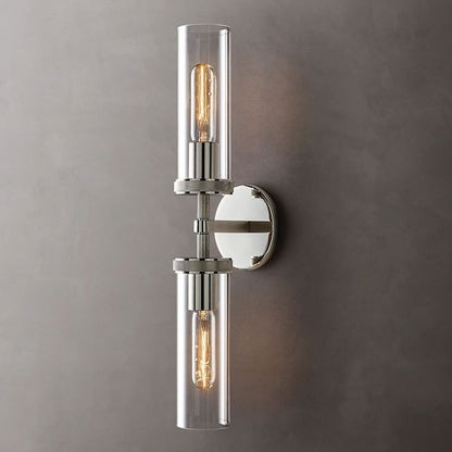 Lambert Round Linear Short Wall Sconce - thebelacan