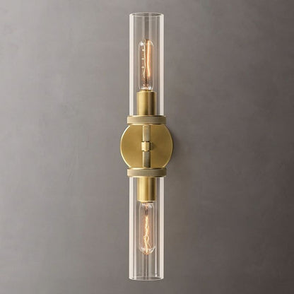 Lambert Round Linear Short Wall Sconce - thebelacan