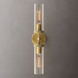 Lambert Round Linear Short Wall Sconce - thebelacan