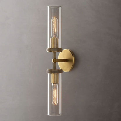 Lambert Round Linear Short Wall Sconce - thebelacan