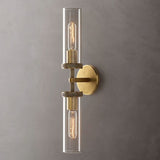 Lambert Round Linear Short Wall Sconce - thebelacan