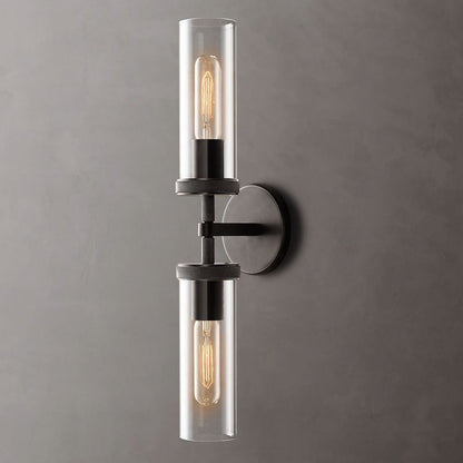 Lambert Round Linear Short Wall Sconce - thebelacan
