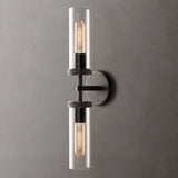 Lambert Round Linear Short Wall Sconce - thebelacan
