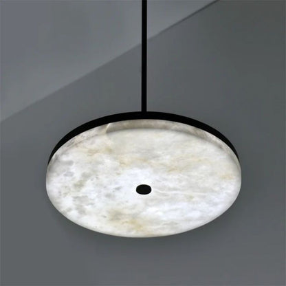 Alabaster Island Shape Mini Pendant Light