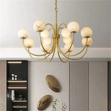 Alabaster Radial Chandelier