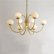 Alabaster Radial Chandelier