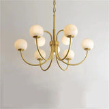 Alabaster Radial Chandelier