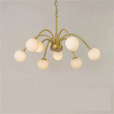 Alabaster Radial Chandelier