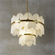 Alabaster Multi-Layer Butterfly Round Chandelier - thebelacan