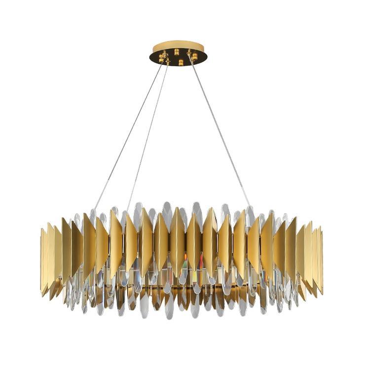 Glacia Halo Crystal Chandelier For living room