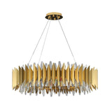Glacia Halo Crystal Chandelier For living room