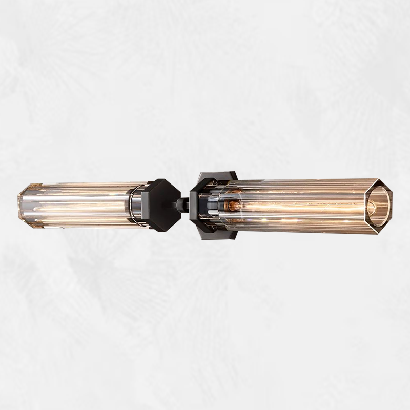 Lambo Knurled Grand Linear Wall Sconce