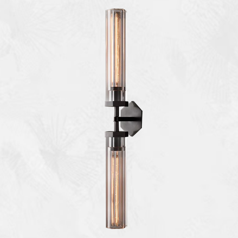 Lambo Knurled Grand Linear Wall Sconce
